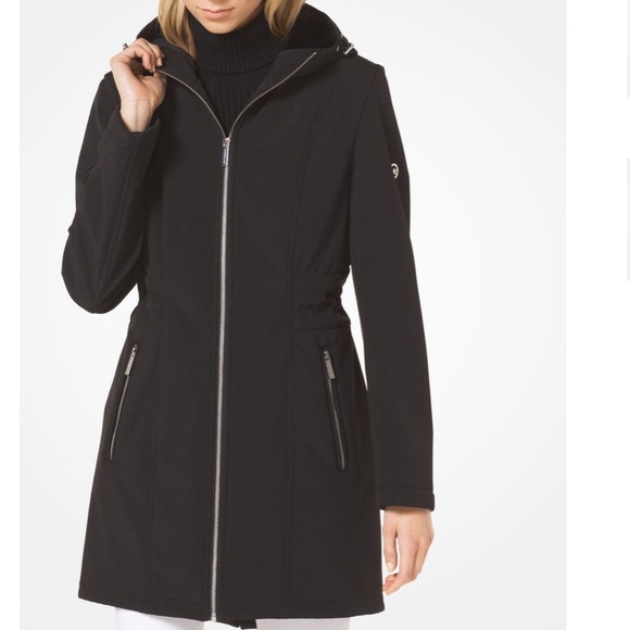 Michael Kors Jackets & Blazers - Michael Kors Hooded Soft Coat 🧥 Black W AUTHENTIC